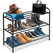 Szafki na buty - Regał na buty, Massido, 66x26x53 cm, czarny - miniaturka - grafika 1