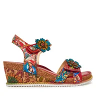 Sandały damskie - Sandały Laura Vita Bonito 13 Czerwony - miniaturka - grafika 1