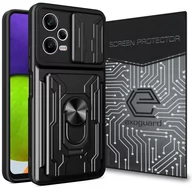 Etui i futerały do telefonów - ETUI EXOGUARD CARDSHIELD + SZKŁO -  XIAOMI REDMI NOTE 12 5G / POCO X5 5G - PANCERNE CASE OBUDOWA FUTERAŁ RING - miniaturka - grafika 1