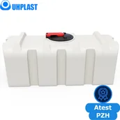 Zbiorniki na deszczówkę - UHP Zbiornik na wodę 500l UHP KUBATON TRANSPORT SK-500E Biały - miniaturka - grafika 1