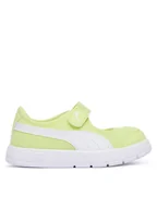 Buty dla dziewczynek - Puma Sneakersy Courtflex v3 Lina V Inf 400579 Zielony - miniaturka - grafika 1