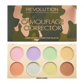 Podkłady do twarzy - Makeup Revolution Camouflage Corrector Palette paleta do korygowania makijażu - miniaturka - grafika 1