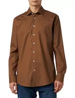 Koszule męskie - Seidensticker Koszula męska, brązowy, 38 - miniaturka - grafika 1