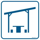 Systemy ekspozycyjne i znaki informacyjne - RA095 WIATA TURYSTYCZNA, PN - PŁYTA PCV 1MM; (100X100MM) - miniaturka - grafika 1