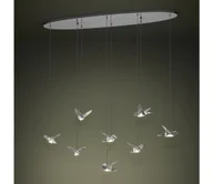 Lampy sufitowe - Eglo 390401 - LED Żyrandol ściemnialny na lince PARATEBUENO 8xLED/4,2W/230V chrom - miniaturka - grafika 1