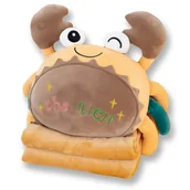 Koce i narzuty dla dzieci - Koc Pluszowy 100x160 z Poduszką - Maskotką 3w1 - miniaturka - grafika 1