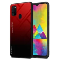 Etui i futerały do telefonów - Pokrowiec Do Samsung Galaxy M21 / M30s Etui w CZERWONO - CZARNY TPU Obudowa Case Cover Plecki Ochronny Cadorabo - miniaturka - grafika 1