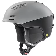 Kaski narciarskie - Kask narciarski dla dorosłych Uvex Ultra MIPS Rhino Black Mat 2023 - miniaturka - grafika 1