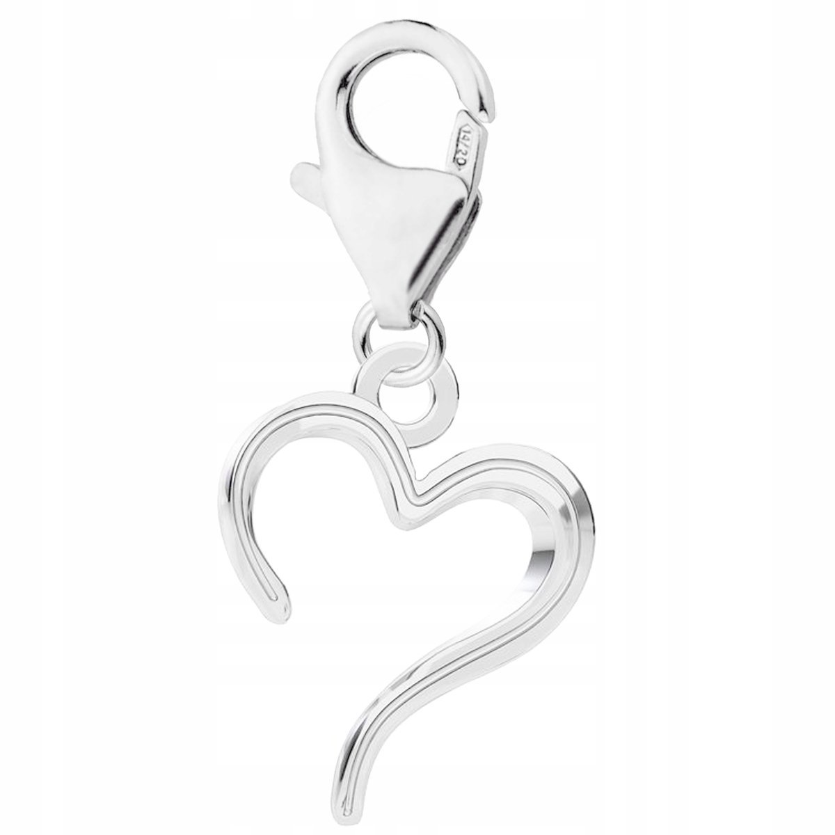 Zawieszka wisząca Serce srebro 925