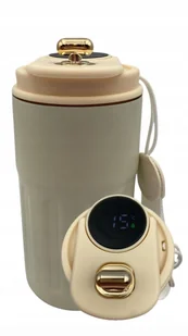 Kubek termiczny na kawę herbatę napoje zimne DO SAMOCHODU LCD TEMPERATURA - Kubki termiczne Kubek termiczny na kawę herbatę napoje zimne DO SAMOCHODU LCD TEMPERATURA - Kubki termiczne - miniaturka - grafika 1