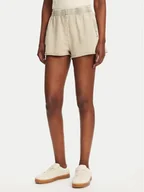 Spodenki damskie - Noisy May Szorty materiałowe Ciara 27034217 Beżowy Loose Fit - miniaturka - grafika 1