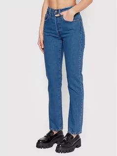 Spodnie damskie - Levi's Jeansy 501 Crop 36200-0225 Niebieski Cropped Fit - grafika 1