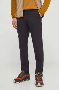 Spodnie sportowe męskie - Salewa spodnie outdoorowe Pedroc 4 kolor czarny - grafika 1