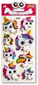 Szkolne artykuły papiernicze - Naklejki puffy Unicorns Eyes - miniaturka - grafika 1