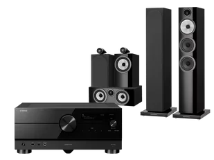 Kino domowe Yamaha RX-A4A (czarny) + 704 S3 + 705 S3 + HTM72 S3 (czarny) - Kino domowe - miniaturka - grafika 1