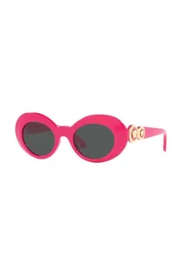 Versace okulary przeciwsłoneczne dziecięce kolor różowy 0VK4428U - Okulary dla dzieci - miniaturka - grafika 1