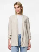 Marynarki i żakiety damskie - Pieces Blezer "Pia" w kolorze beżowym - miniaturka - grafika 1