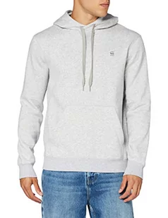 G-STAR RAW Męska bluza z kapturem Premium Core, Lt Grey Htr C235-a302, XXL - Bluzy męskie - miniaturka - grafika 1