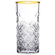 Szklanki - Komplet 4 wysokich szklanek Timeless Gold 450 ml PASABAHCE - miniaturka - grafika 1