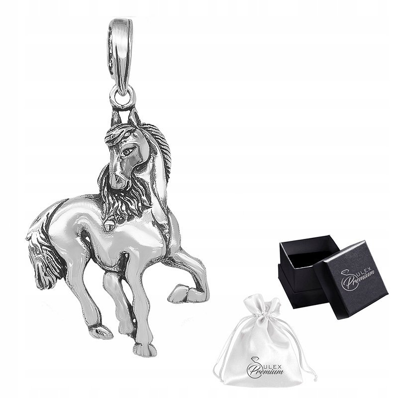 Wisiorek Zawieszka srebrna pr. 925 Galopujący Koń