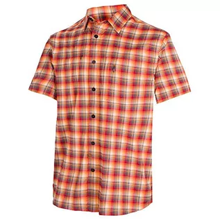Koszule męskie - Trango Trango Męska koszula Camisa Aiguallut czerwony czerwony L PC008667 - grafika 1