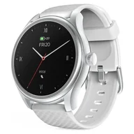 Smartwatch - Hama Fit Watch 5010 Srebrna koperta z białym paskiem - miniaturka - grafika 1