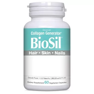 BioSil, Zaawansowany Generator Kolagenu, 60 kapsułek - Włosy, skóra, paznokcie BioSil, Zaawansowany Generator Kolagenu, 60 kapsułek - Włosy, skóra, paznokcie - miniaturka - grafika 1