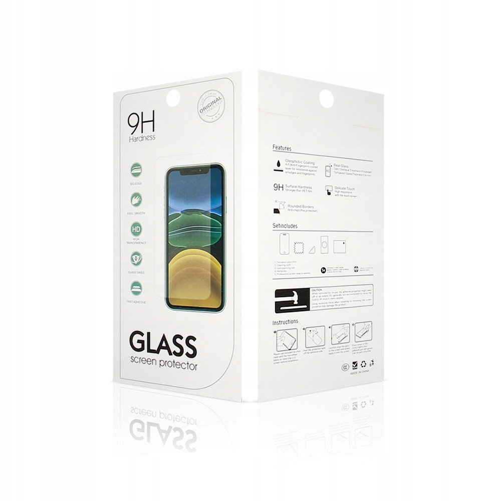 Szkło hartowane 9H Glass Protector pasuje do iPhone 12 / 12 Pro 6,1