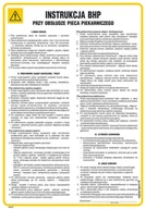 Instrukcje stanowiskowe BHP - IAG27 INSTRUKCJA BHP PRZY OBSŁUDZE PIECA PIEKARNICZEGO, PN - PŁYTA PCV 1MM; (245X350MM) - miniaturka - grafika 1