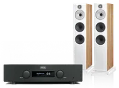 Zestawy stereo - Hegel H190 (czarny) + 603 S3 (dąb) - miniaturka - grafika 1