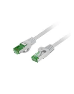 Patchcordy - LANBERG Patchcord kat.7 S/FTP LSZH CU 2m szary Fluke passed - miniaturka - grafika 1