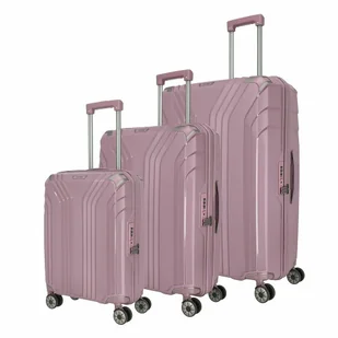 Travelite Elvaa 4 Roll Suitcase Set 3szt. rosé - Walizki - miniaturka - grafika 1