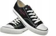 Trampki męskie - MĘSKIE TRAMPKI BIG STAR SHOES CZARNE TENISÓWKI NN174056 r. 41 - miniaturka - grafika 1
