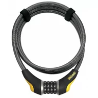 Zabezpieczenia do roweru - Onguard Zapięcie Akita 8042 czarny-żółty / Rozmiar: 185 cm 8042OG - miniaturka - grafika 1