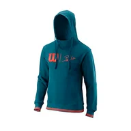 Bluzy męskie - Wilson Męska bluza z kapturem Bela Po Hoody-Slimfit niebieska L, niebieski/koralowy/impreza, L - miniaturka - grafika 1