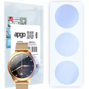 Szkło ochronne na ekran Hybrydowe 9H zamiennik hartowanego do Rubicon RNBE62 - apgo Hybrid Smartwatch Protection Ochrona na ekran smartwatcha - Akcesoria do smartwatchy - miniaturka - grafika 1