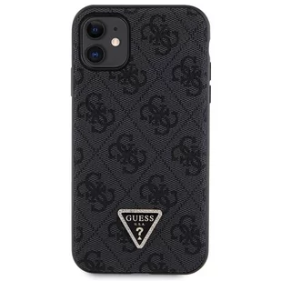 Guess GUHCN61P4TDSCPK iPhone 11 / Xr 6.1" czarny/black hardcase Crossbody 4G Metal Logo - Etui i futerały do telefonów - miniaturka - grafika 3