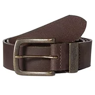 Paski - Wrangler Metal Loop Brown Pasek Mężczyźni, Brązowy,105 - miniaturka - grafika 1