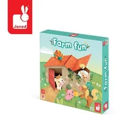 Zabawki interaktywne dla dzieci - Janod FARMA gra pamięciowa pleximemo J02778 - miniaturka - grafika 1