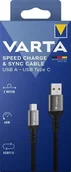 Kable USB - Kabel USB Varta Varta Ladekabel Speed Charge & Sync USB-A auf USB-C 2 Meter - miniaturka - grafika 1