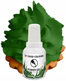 BARWNIK SPOŻYWCZY W ŻELU zielony ciemny 20 g - Dodatki do ciast w proszku - miniaturka - grafika 1