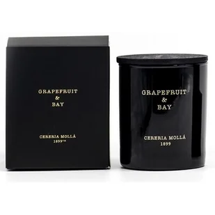 Cerería Moll Świeca zapachowa czarna Grapefruit & Bay Candle) 230 g - Świece - miniaturka - grafika 1