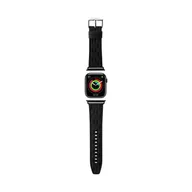 Akcesoria do smartwatchy - Karl Lagerfeld Saffiano Monogram - Pasek do Apple Watch 38/40/41 mm - miniaturka - grafika 1