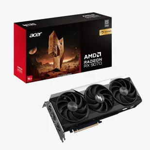 Acer Nitro Radeon RX 9070 OC 16GB AMD GDDR6 - Karty graficzne - miniaturka - grafika 1