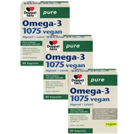 Układ nerwowy - 3x Doppelherz® pure Omega-3 1075 vegan, 3x80 kapsułek ZESTAW - miniaturka - grafika 1