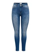Spodnie damskie - ONLY OnlBlush Mid dżinsy damskie skinny fit, niebieski (medium blue denim), M - miniaturka - grafika 1