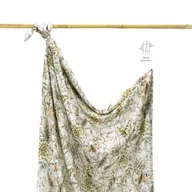 Rożki i beciki - Otulacz bambusowy 75x100cm - Dream Garden - miniaturka - grafika 1