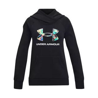 Bluzy dla dziewczynek - Bluza dziewczęca Under Armour Rival Logo Hoodie - grafika 1
