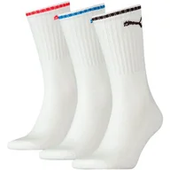 Skarpetki damskie - PUMA SKARPETY SKARPETKI 3 PARY WHITE 907941 02 43-46 - miniaturka - grafika 1