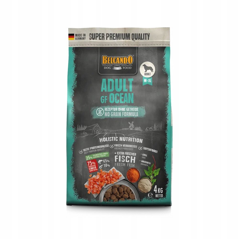 Belcando Adult GF Ocean Sucha karma dla psów ryba 4kg